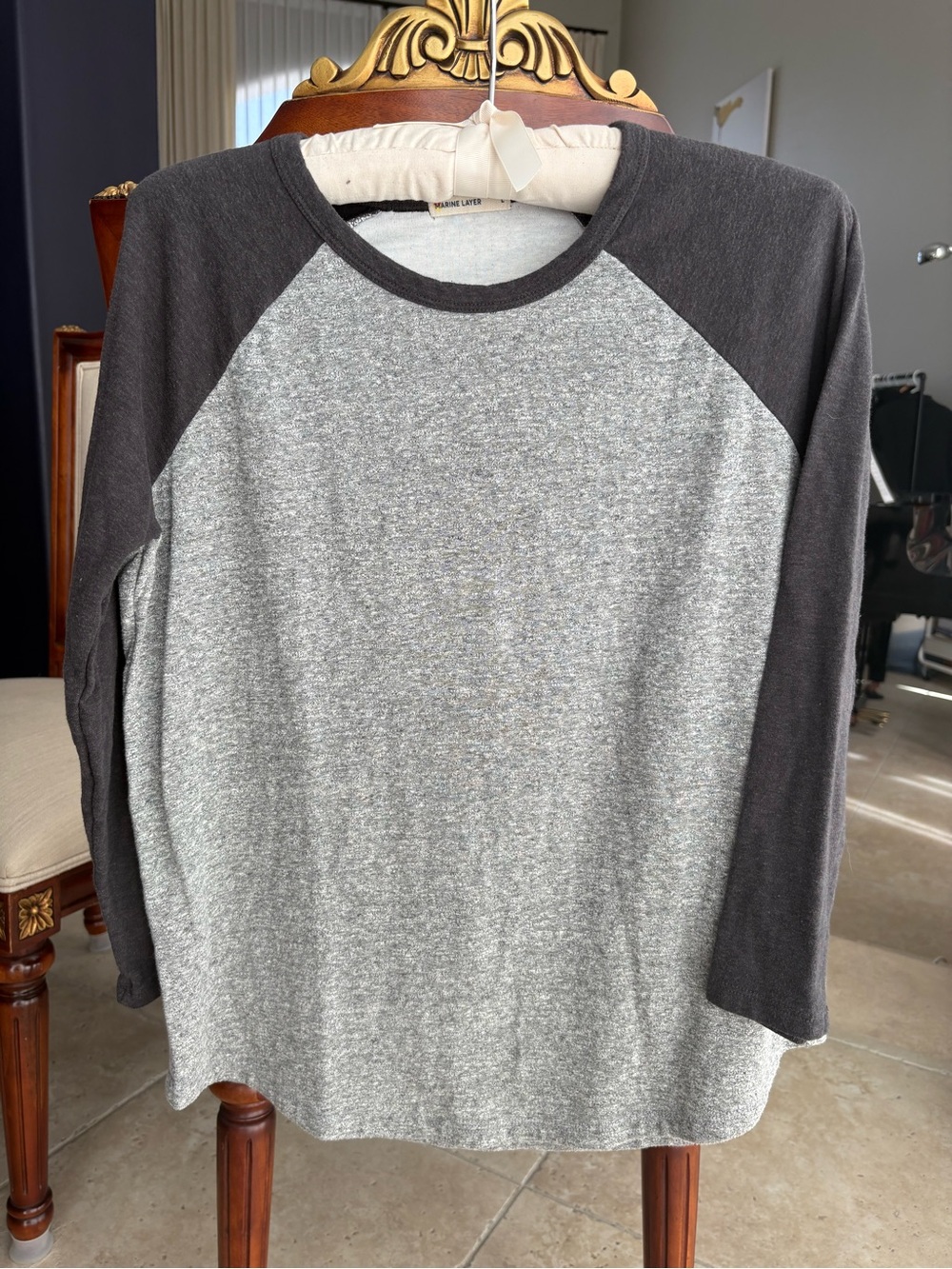 Marine Layer double stitched baseball tee